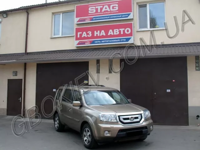 Установка гбо на Honda Pilot 3.5
