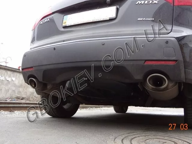 Газовый наружный баллон 72 литра на Acura mdx 3.7-BRC