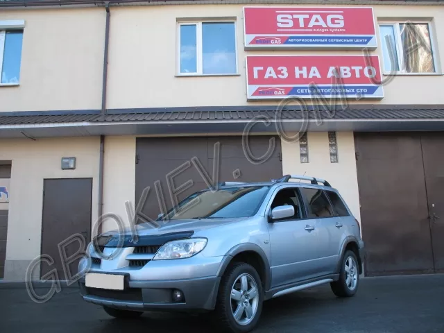 Установка ГБО на Mitsubishi outlander 2.0 turbo-stag