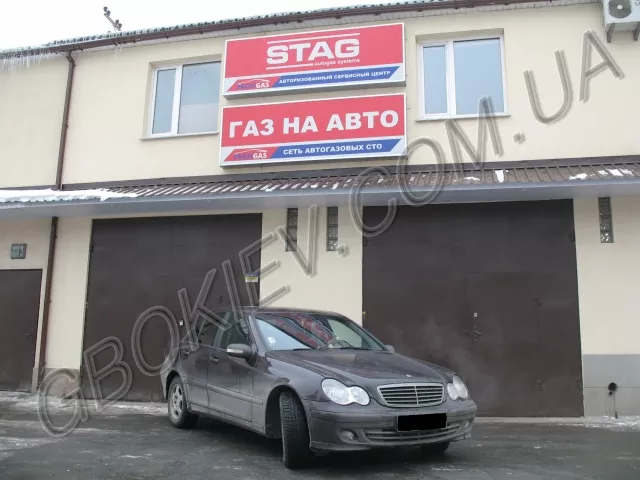 Установка газа на MERCEDES-BENZ C200Kompressor (W203)