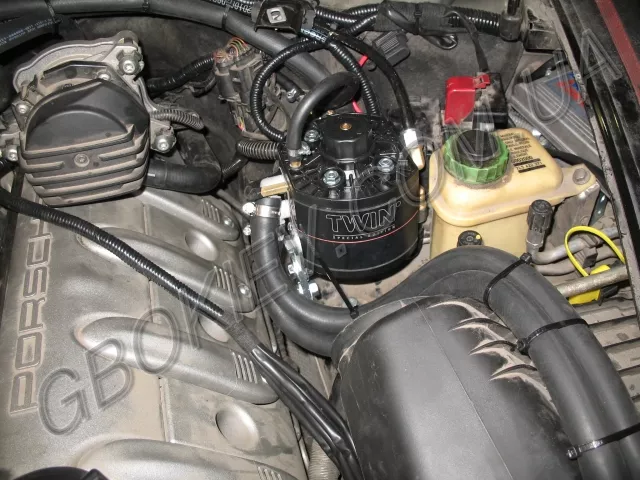 Установка газового редуктора на PORSCHE CAYENNE 4.5 TURBO