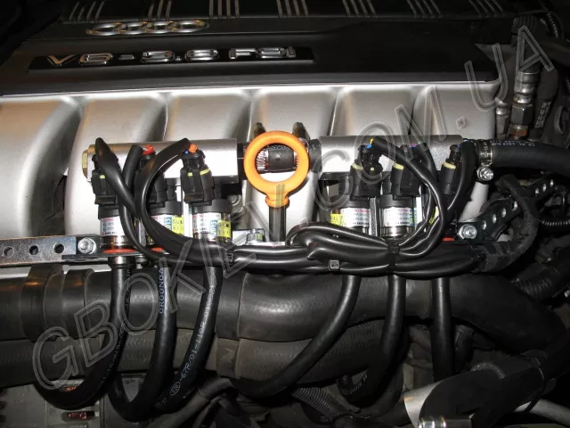 Газовые форсунки Hana на Audi Q7-3.6 FSI