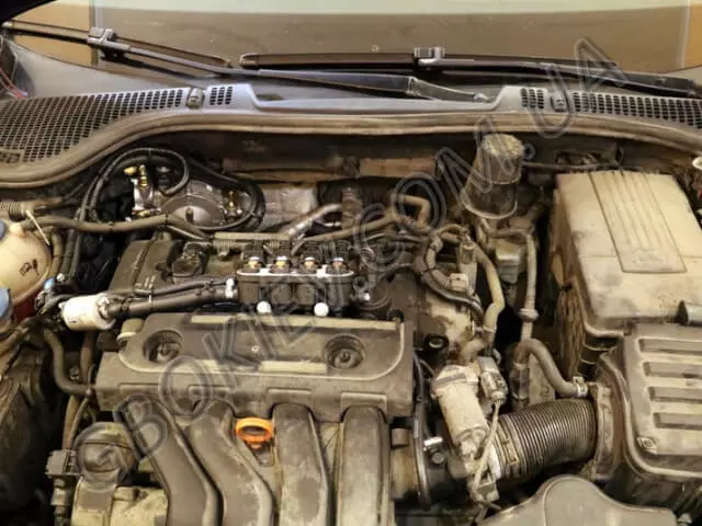 Газовое оборудование Landi Renzo на Skoda Octavia 2.0 FSI(BVZ)