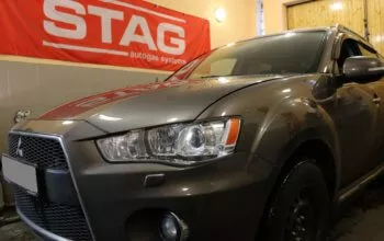 Видео установки ГБО на Mitsubishi Outlander 2.4 (Stag)